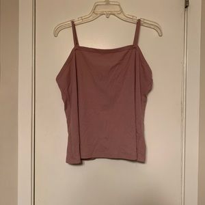Mauve tank top (crop)